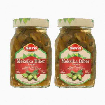 SERA SLICED JALAPENO PEPPERS IN BRINE 2X340G@20%OFF 0