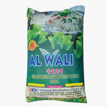 AL WALI 1121 CLASSIC BASMATHI RICE 35 KG ارز بسمتي كلاسيك الوادي35كجم