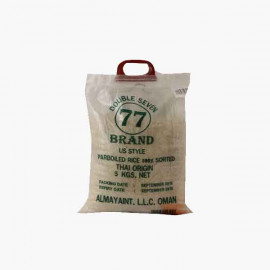 77 PARBOILED RICE 5KG ارز 77 5 كجم