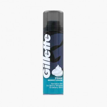 GILLETTE SHAVING FOAM CLEANSING CLEAN 200ML رغوة الحلاقة للتنظيف 