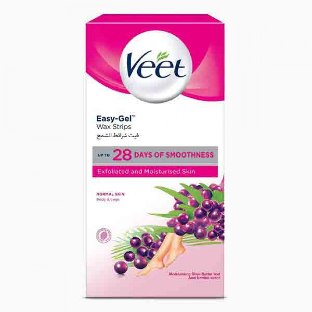 VEET COLD WAX STRIPS SENSITIVE 20S فييت شرائح شمعية /ماكس جولد سينسيتيف 20 حبة 