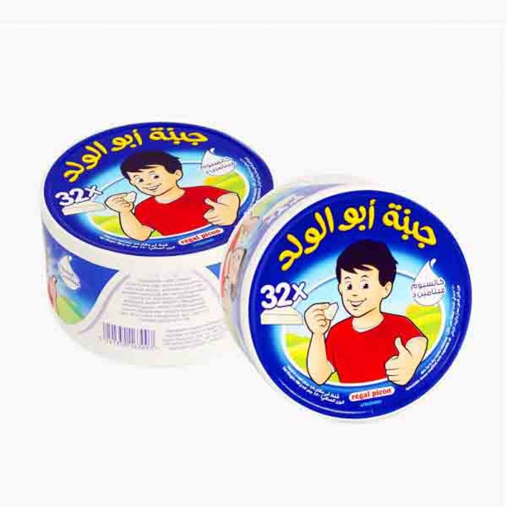 REGAL PICON PORTION CHEESE (32P) 2X480 GM جبن  كرتون (32حبة) 2*480جرام