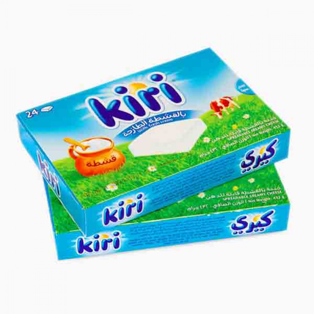 KIRI PORTION CHEESE (24P) 2X432 GM جبنة بورشن كيري 2×432جرام