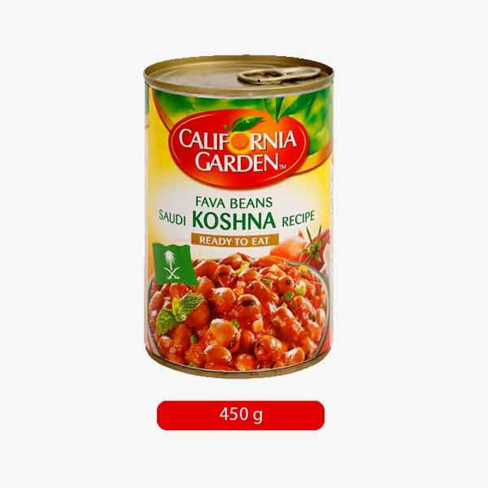 CALIFORNIA GARDEN FAVA BEANS SAUDI 450GM فول مدمس ح/ كاليفورنيا 450جرام