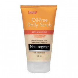 NEUTROGENA OIL FREE AW G/F SCURB 125ML نايتروجينا مقشر الوجة لحب الشباب بخلاصة العنب 150 