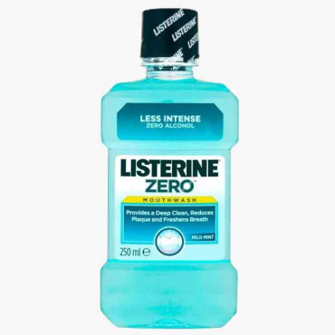 LISTERINE ZERO MOUTHWASH 250ML 0