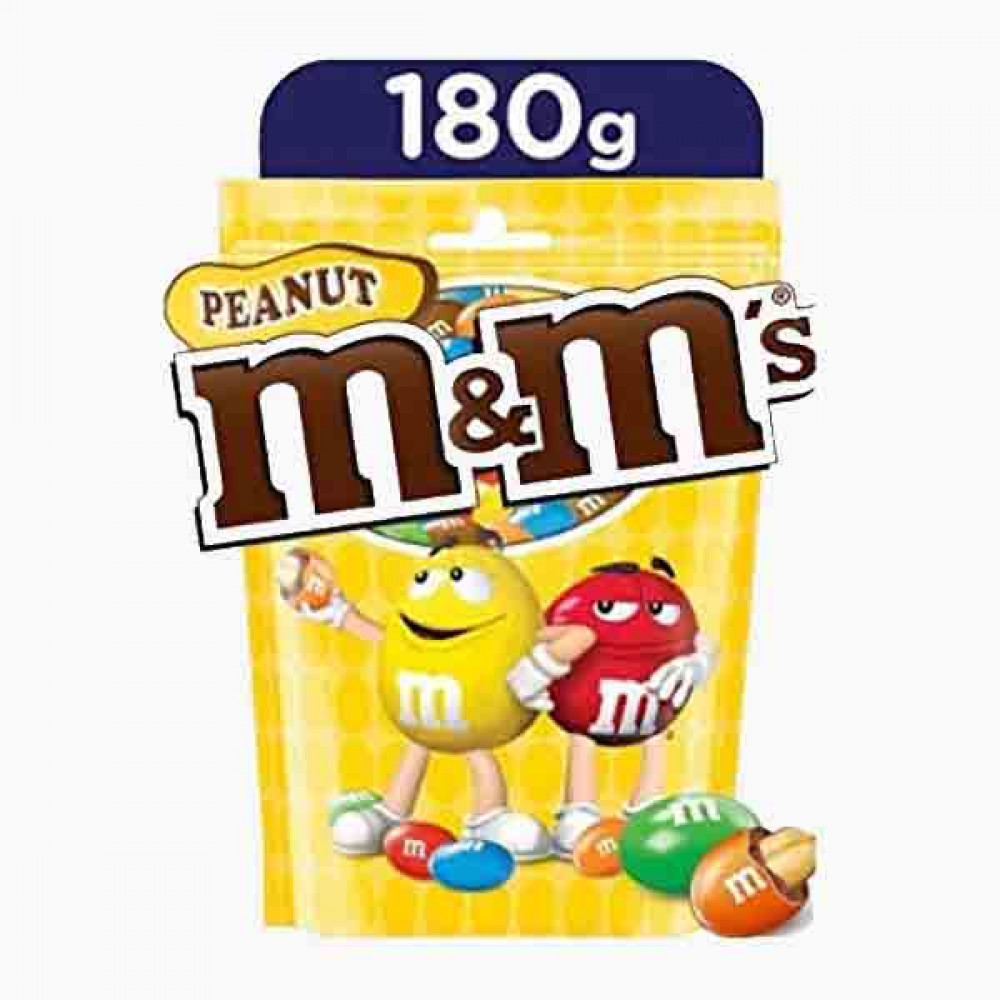 M&M PEANUT POUCH 180 GM م&م فول سوداني 180جرام