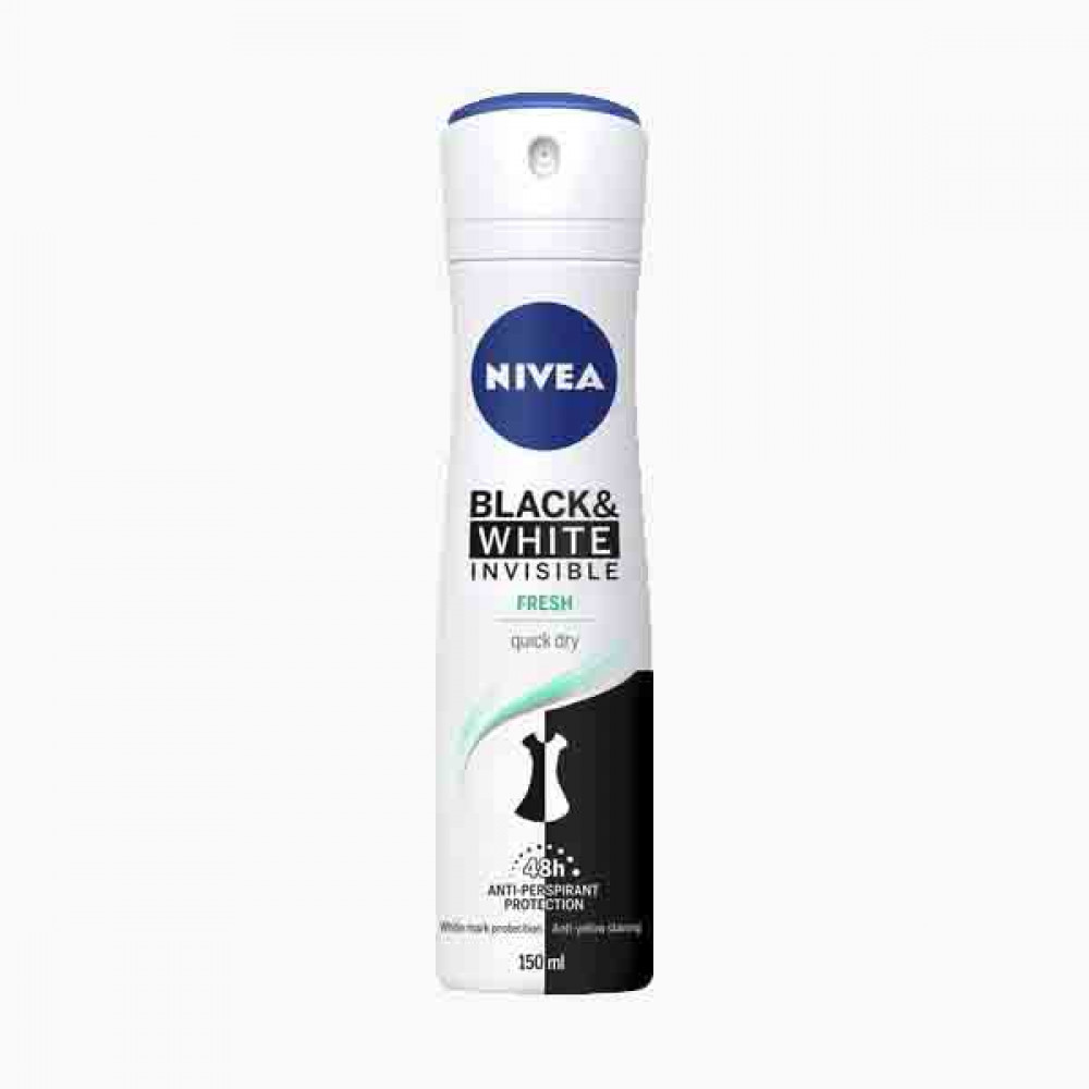 NIVEA DEO FRESH WHITE -200 ML بخاخ مزيل العرق فريش 200ملي