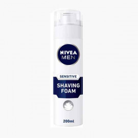 NIVEA SHAVING FOAM- SENSITIVE 200 ML رغوة الحلاقة للبشرة الحساسة 200ملي