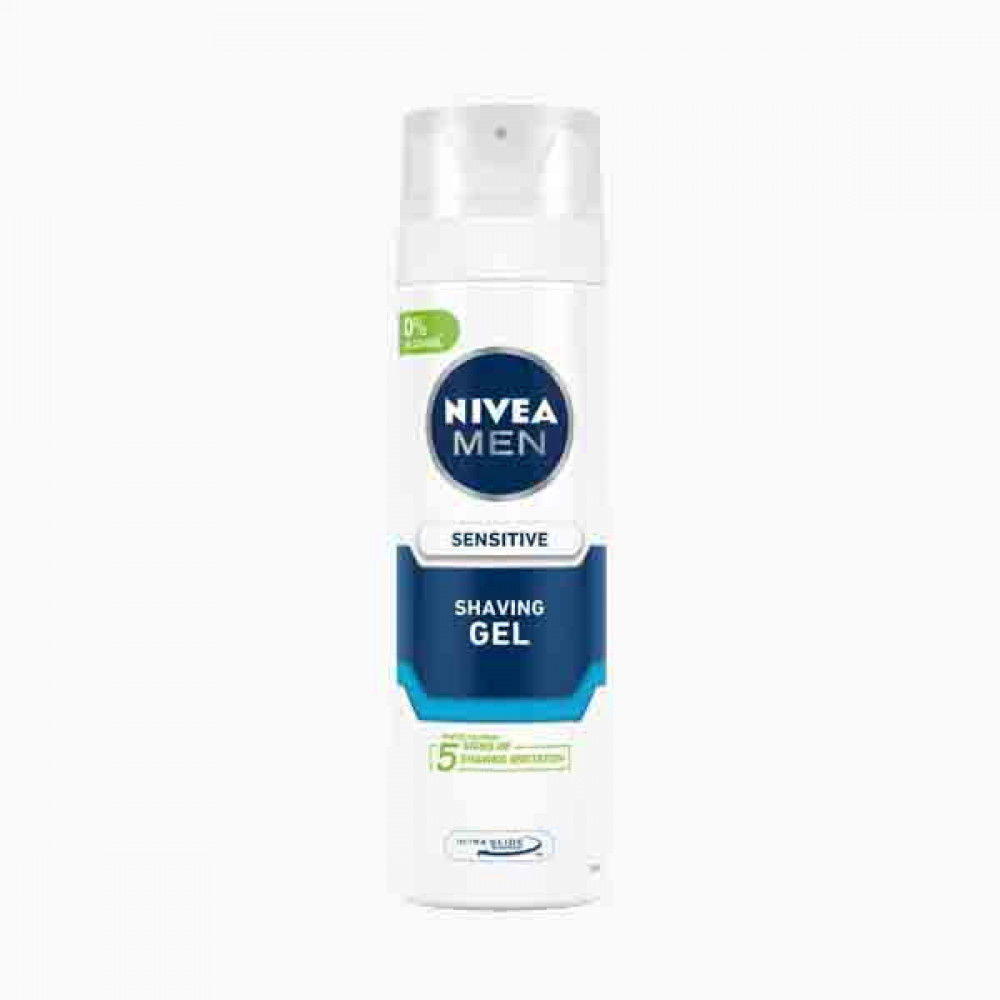 NIVEA SHAVE GEL -MILD 200 ML جل حلاقة لطيف 200ملي