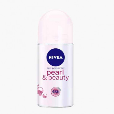 NIVEA DEO ROLL ON PEARL & BEAUTY 50 ML مزيل رائحة العرق للرجال50ملي