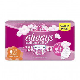 ALWAYS ULTRA CLEO NORMAL + 8'S اولويز فوط صحية الرفيعة بلس سينسيتف 8 حبات