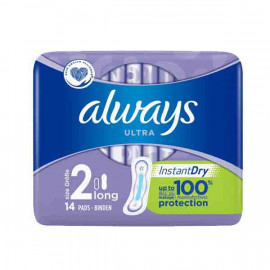 ALWAYS ULTRA NORMAL+ 14+2 اولويز فوط صحية لترا ثين المنعشة 16 حبة
