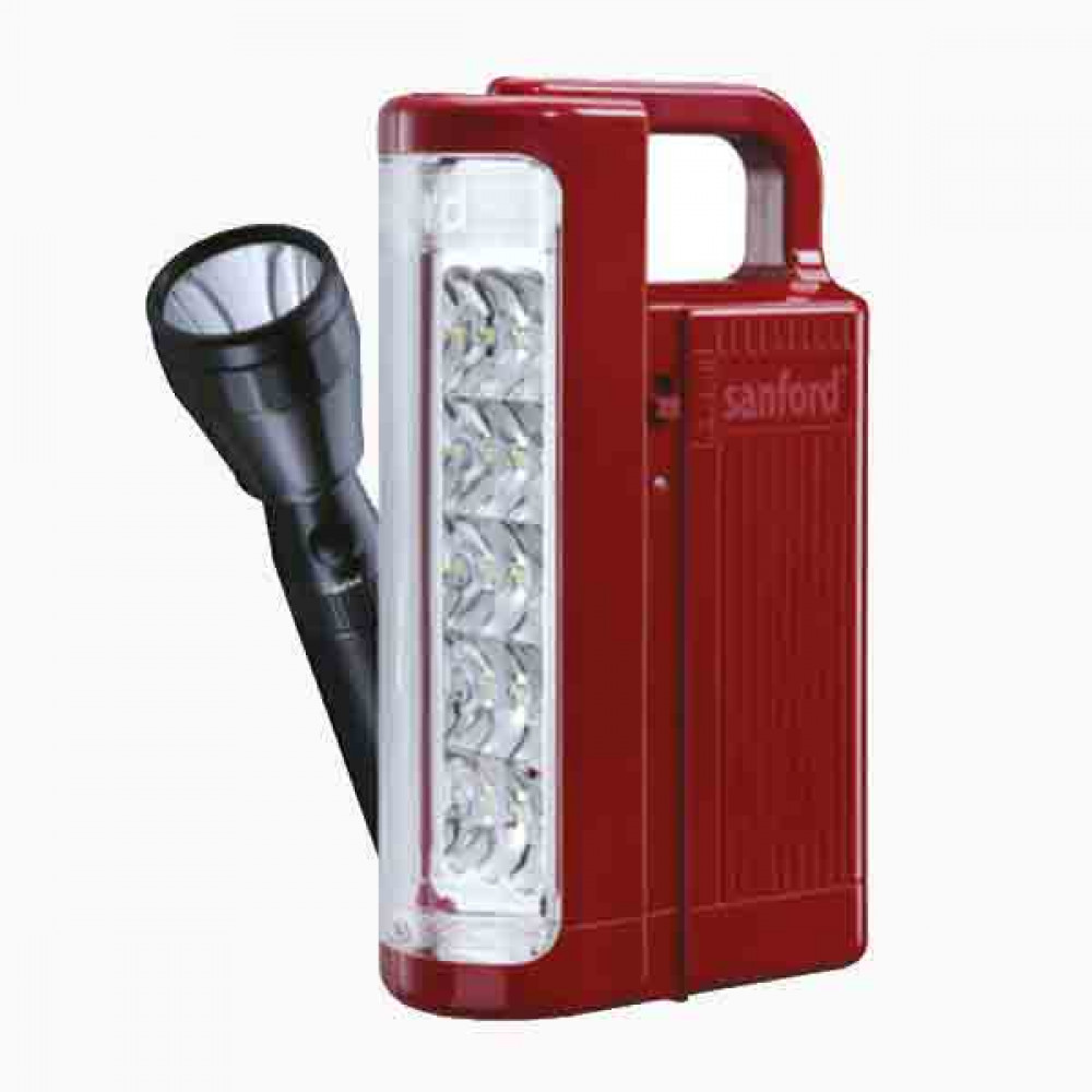 SANFORD SF5830SECBS LED EMERGENCY + FLASH LIGHT RED 0