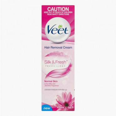 VEET CREAM SILK NORMAL SKIN 100ML فيت كريم إزالة الشعر للبشرة العادية 100ملي