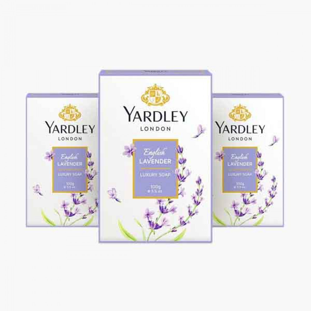 YARDLEY SOAP 100GM  2+1 ياردلي صابون 100 جرام 2+1