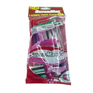 SUPERMAX 3DISP RZR LADIES 4S T/PACK 33%OFF شفرات ح..