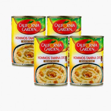 CAL.GARDEN HAMMOS TAHINA 4X400GM OFFER هموس بالطحينة ح/ك 4×400جرام عرض