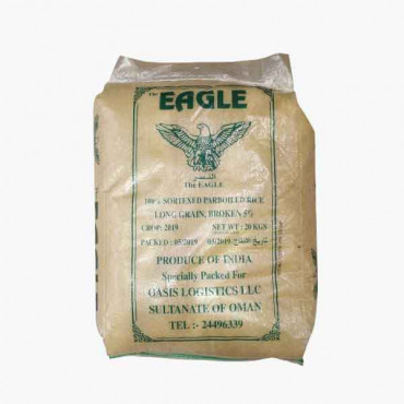 EAGLE PARBOILED RICE 20KG ارز ايجل 20كجم