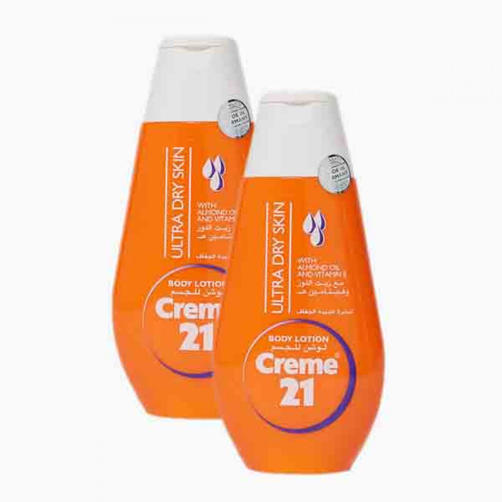 CREME 21 LOTION ASTD 2X250ML @25% OFF كريم لوشن 2X250ملي 