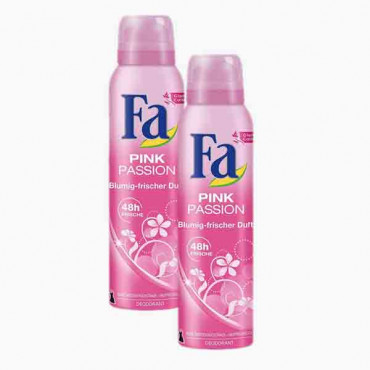 FA DEO SPRAY ASSTD 2X150ML SP/PRICE 0