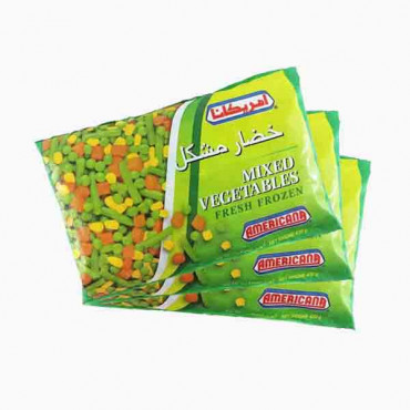 AMERICANA MIXED VEGETABLES 3X450GM خضروات مشكل امريكانا 3×450اجرام