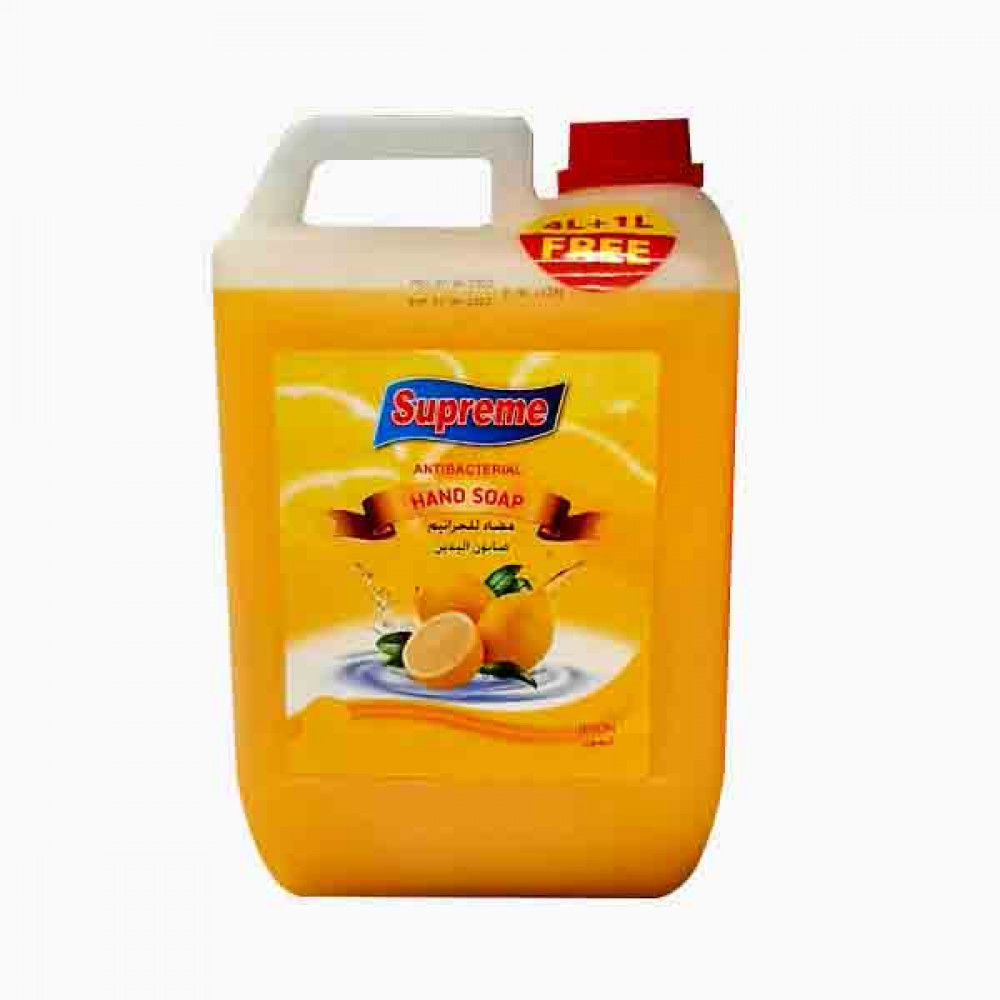 SUPRERME HAND WASH LEMON 4LTR غسيل اليد ليمون 4لتر