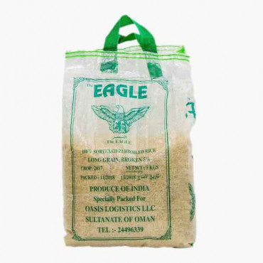 EAGLE INDIAN PARBOILED RICE 5KG ارز هندي ايجل5كجم