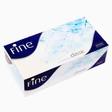 FINE TISSUE 150X2 PLY 300S فاين مناديل الوجة الورقية /مزدوج 150 حبة 