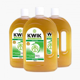KWIK ANTISEPTIC 750 ML 2+1 FREE ديتول كويك 750ملي 3 علب