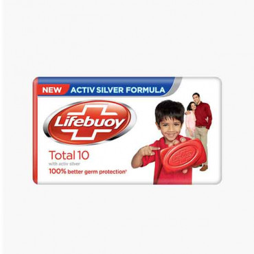 LIFEBOUY SOAP TOTAL -10 160 GM صابون لايف بوي 160-10جرام