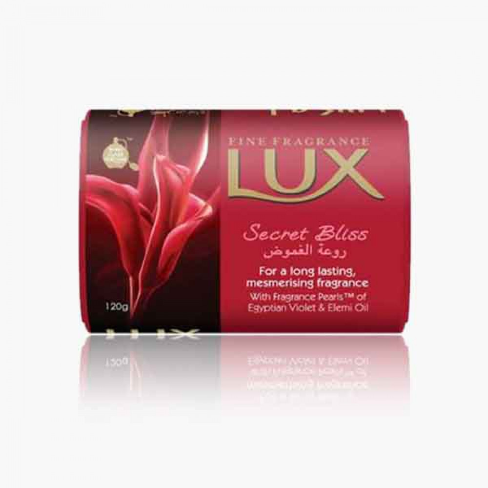 LUX BAR SECRET BLISS FLOWERBOMB 120GM صابون لوكس 120جرام