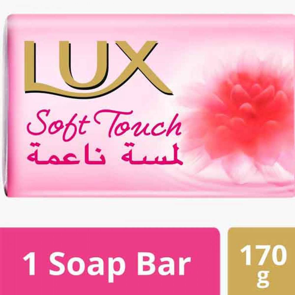 LUX BAR SOFT TOUCH FLOWERBOMB 170GM صابون لوكس 170جرام