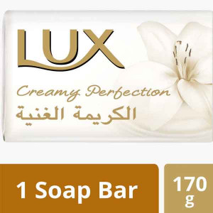 LUX BAR CREAMY PERFECT FLOWERBOMB 170GM صابون لوكس..