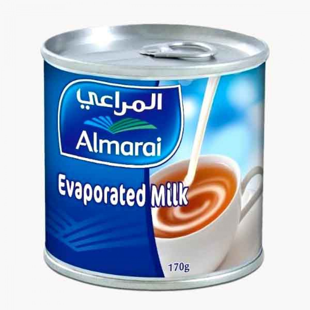 ALMARAI EVAPORATED FF MILK 170GM حليب المراعي170جرام