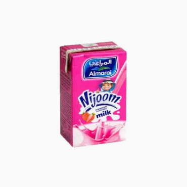 ALMARAI UHT MILK NIJOOM STRAWBERRY 150ML حليب فراولة المراعي 150مل