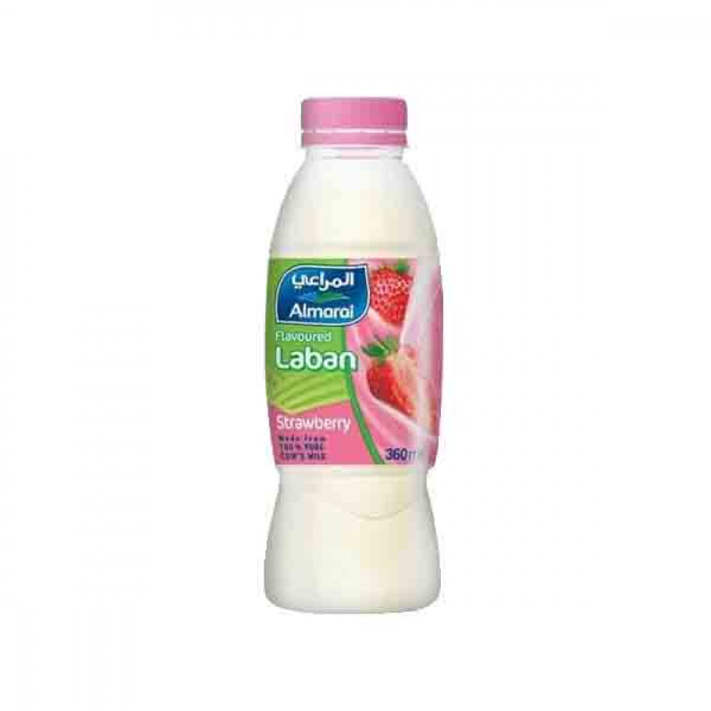 ALMARAI STRAWBERRY LABAN 360ML لبن فراولة المراعي 360مل