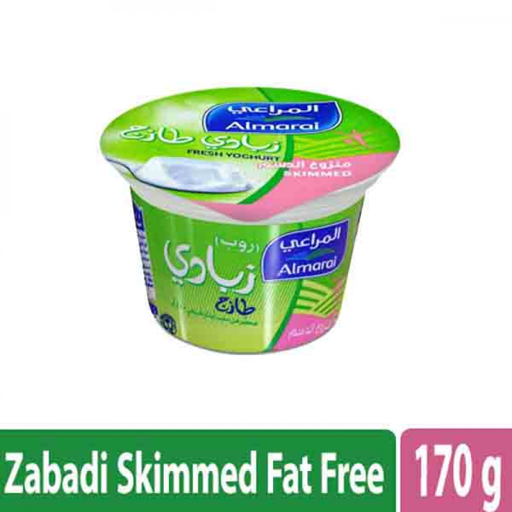 ALMARAI ZABADI SKIMMED 170G زبادي المراعي 170جرام