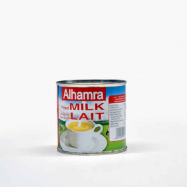 ALHAMRA FILLED EVAPORATED MILK 170 GM حليب الحمراء 170جرام