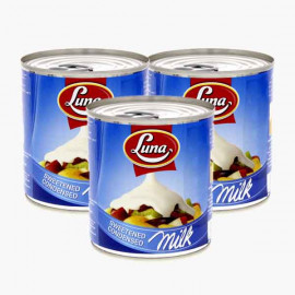 LUNA SWEETENED CONDENSED MILK 3X395 GM حليب مكثف لونا3×395جرام