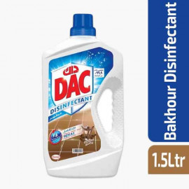 DAC DISINFECTANT BAKHYAOUR 1.5LTR داك سائل مطهر ومنظف برائحة البخور 1.5 لتر