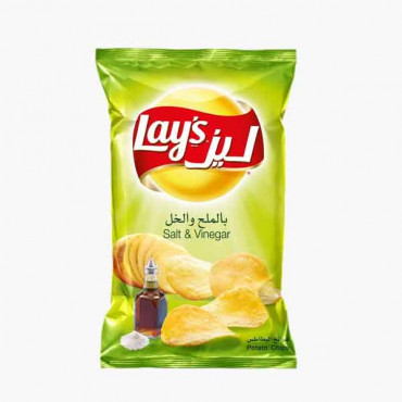 LAYS CHIPS SALT & VINEGAR 185 GM شيبس فلفل مملح ليز&خل185جرام