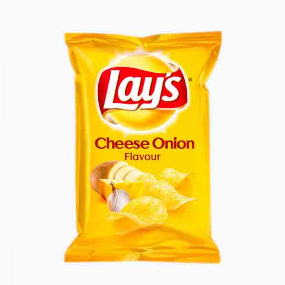 LAYS CHIPS CHEESE ONION 14 GM شيبس ليز 14جرام