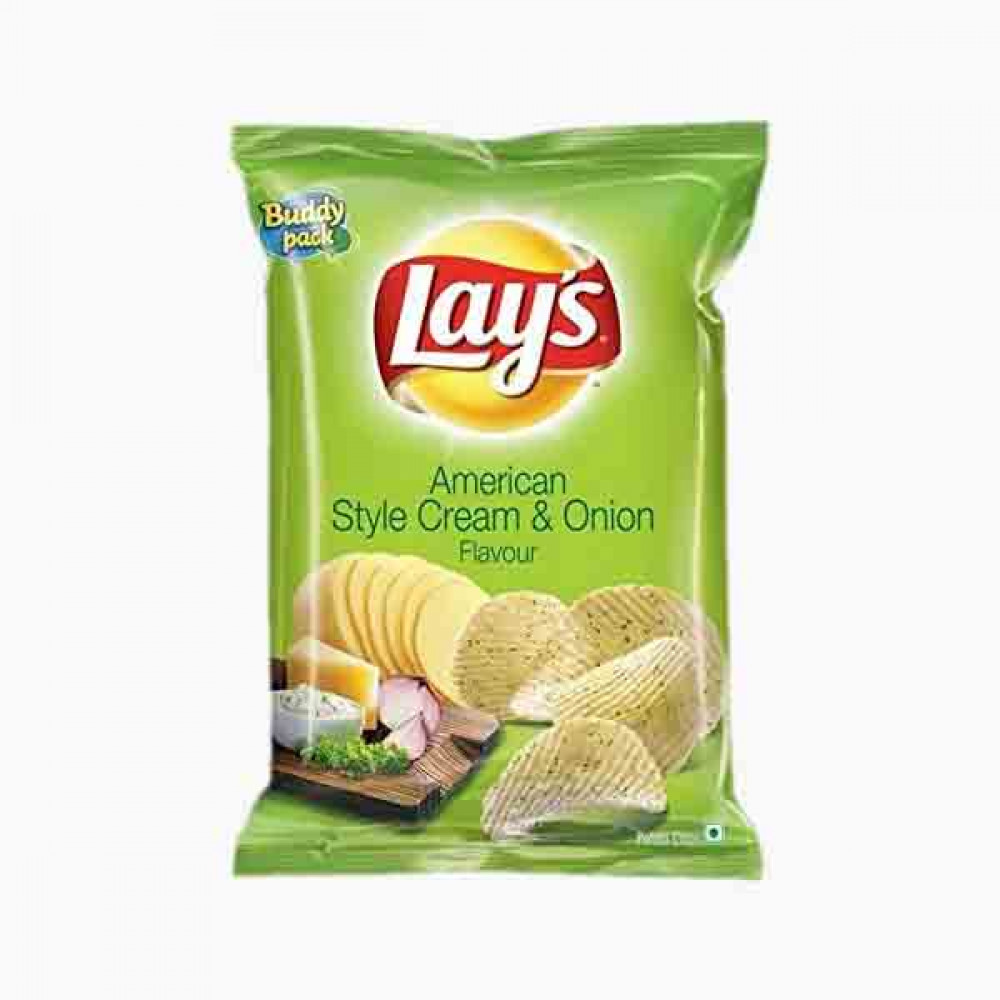 LAYS CHIPS CHEESE ONION 48 GM بطاطس ليز بالجبنة الفرنسية 48 غم 