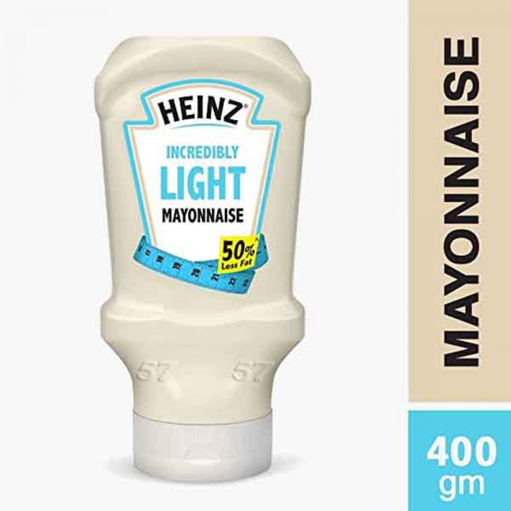 HEINZ MAYONNAISE LIGHT 400ML. SQUEEZE PK مايونيز هاينز 400مل