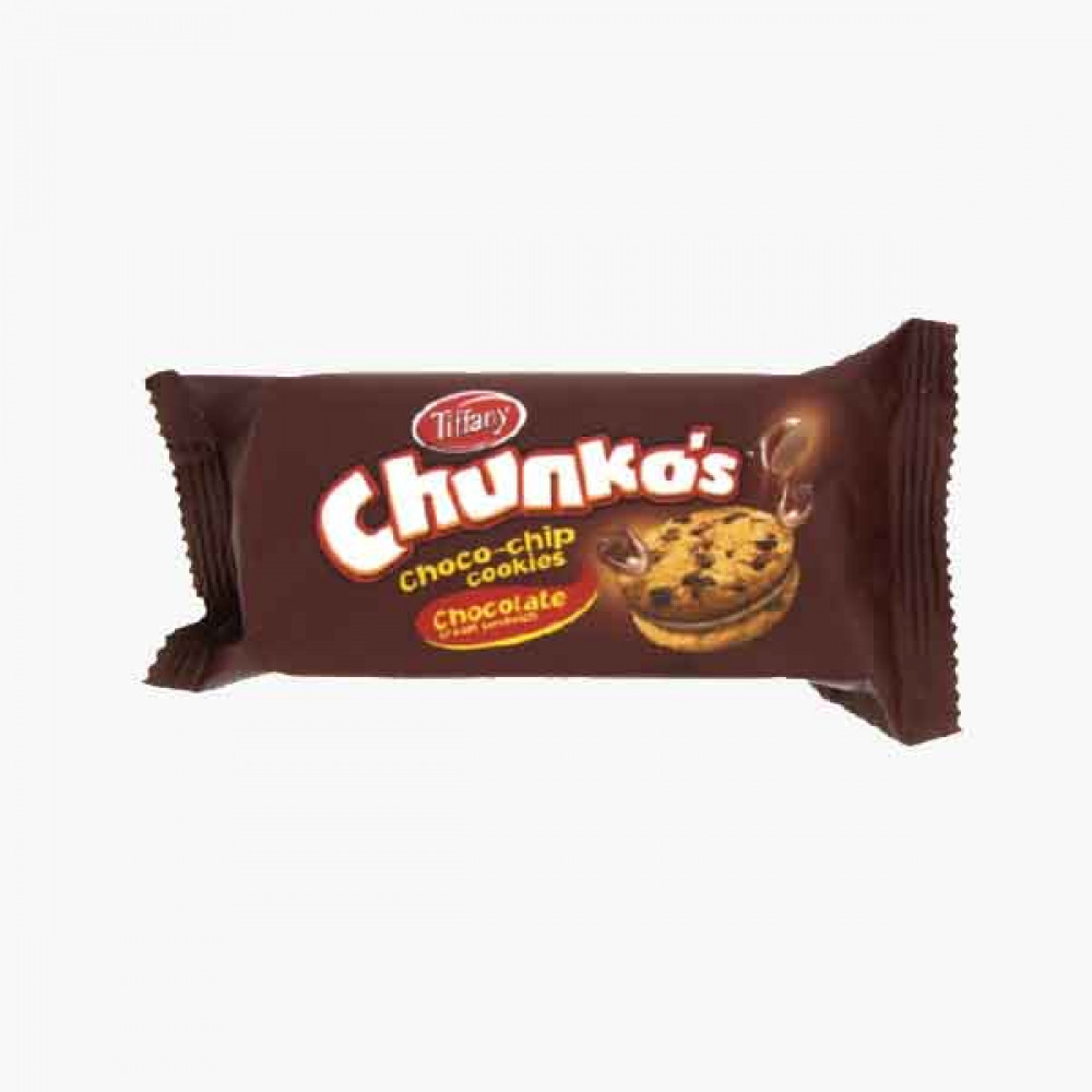 TIFFANAY CHUNKOS CHOCLOLATE 43 GM تيفاني شوكلاته 43جرام