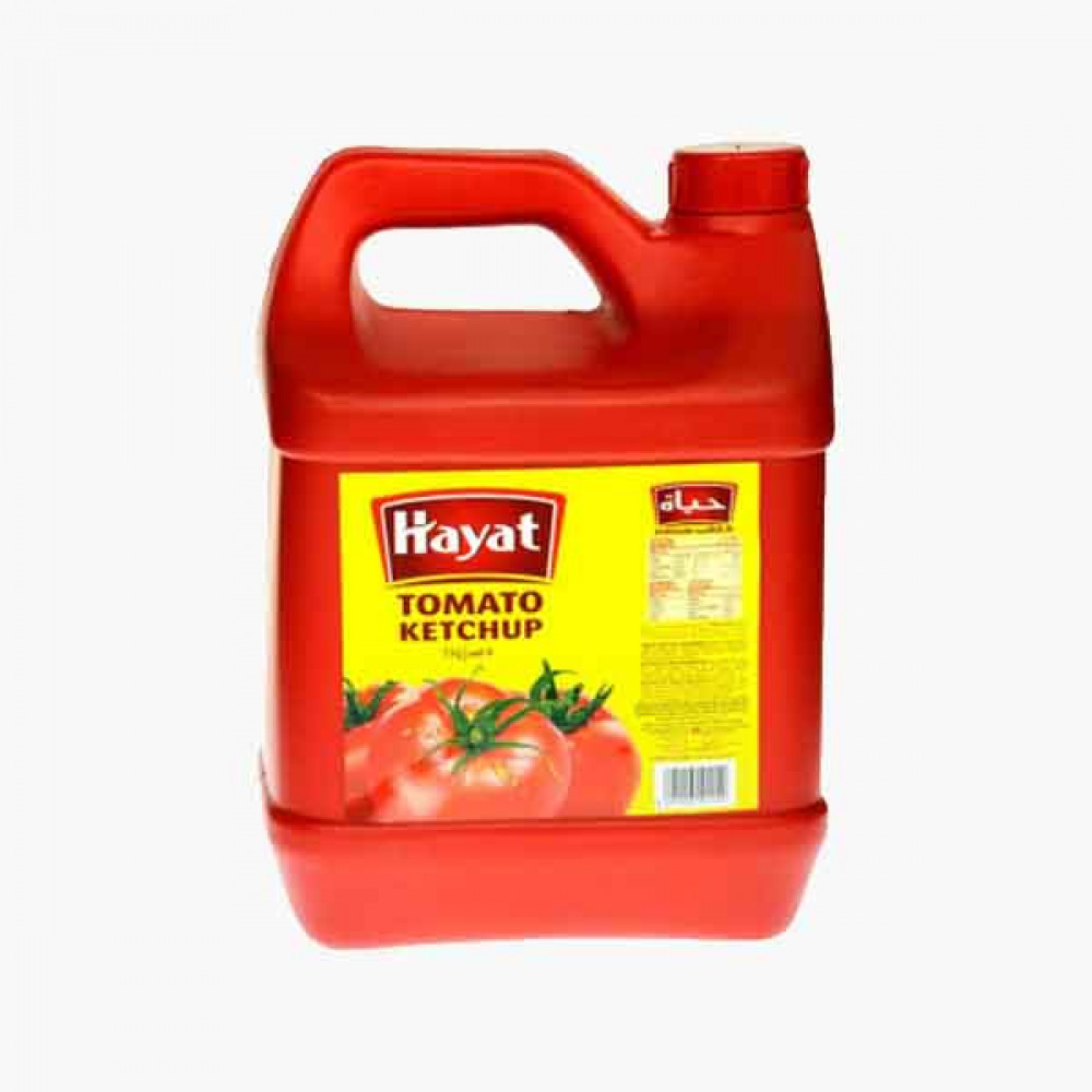 HAYAT TOMATO KETCHUP JAR 5 KG كتشاب طماطم حياة 5كجم