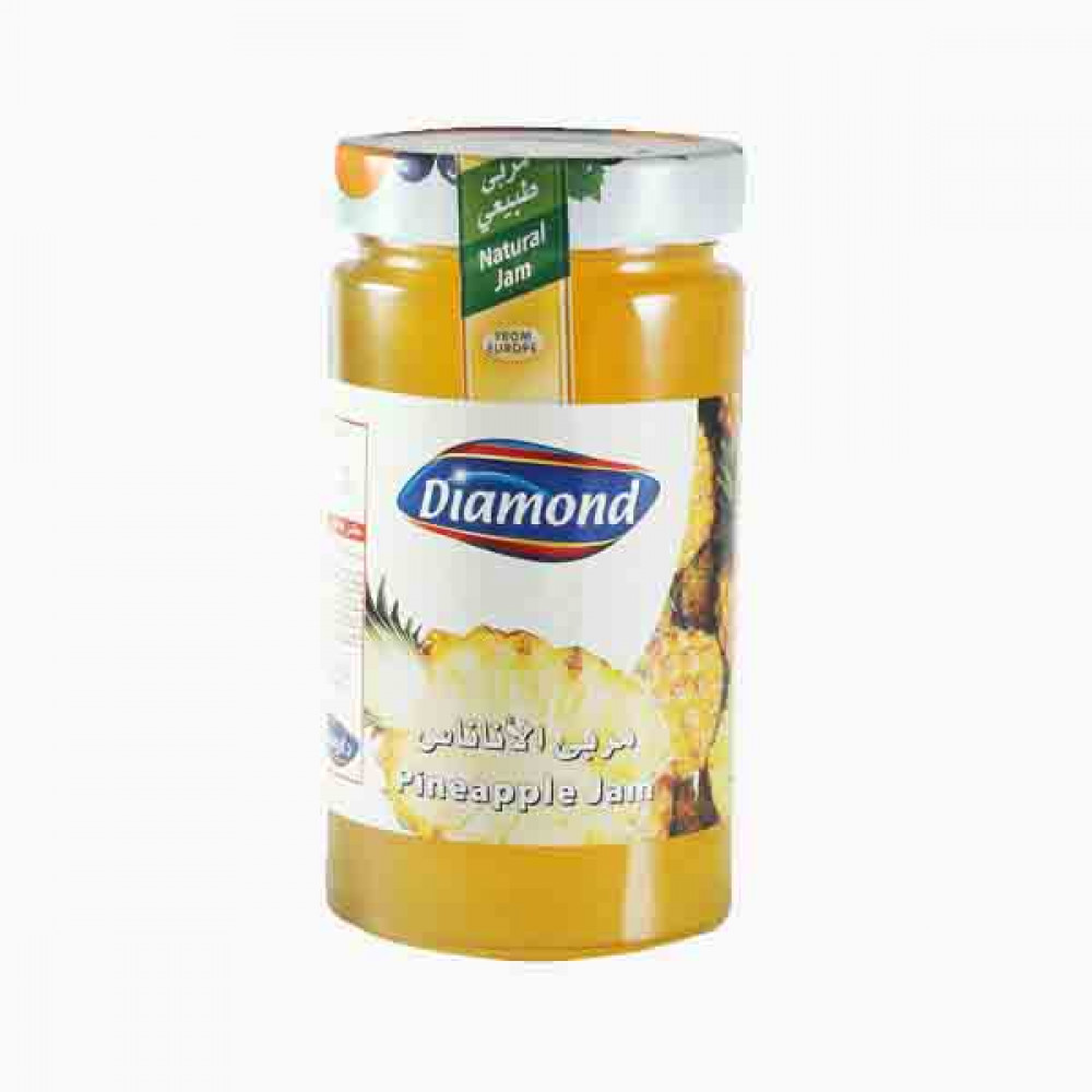 DIAMOND PINEAPPLE JAM 454GM مربي انانس دايمند 454 جرام