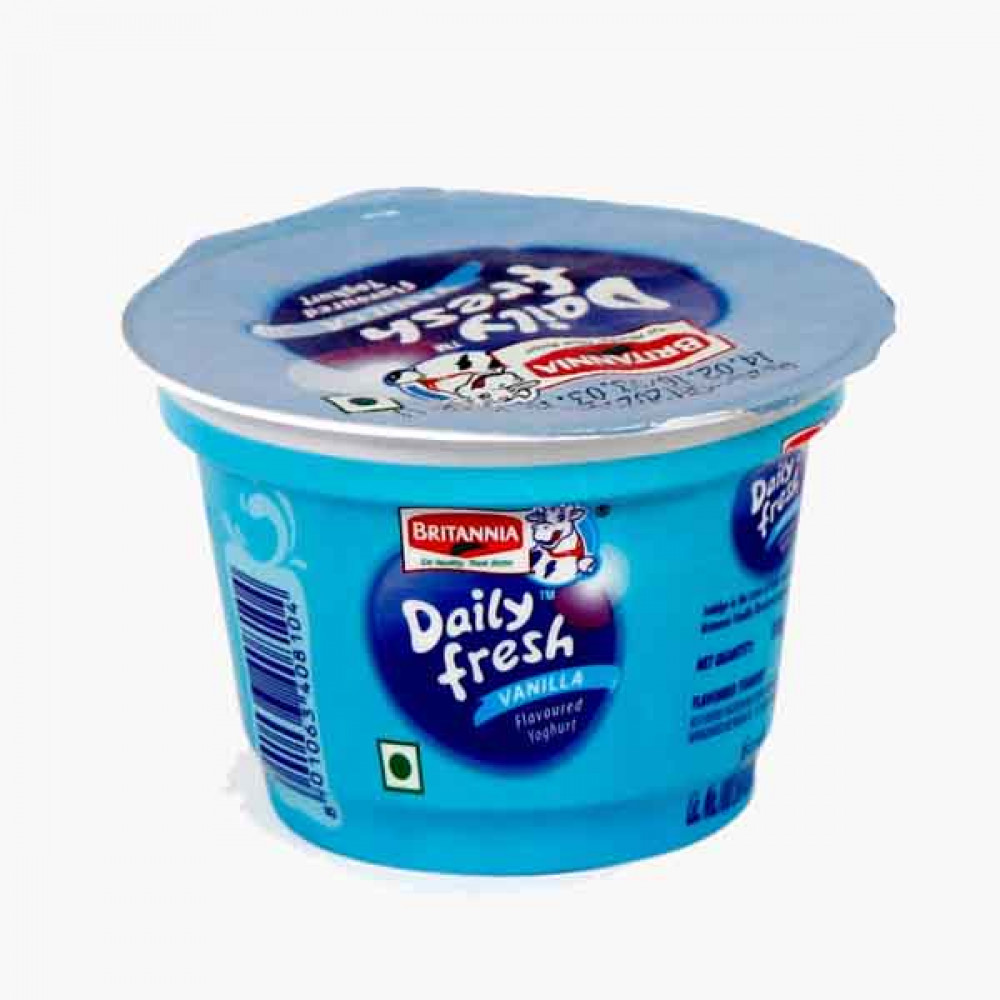 DAILY FRESH VANILLA FLAVOUR 100 GM دايلي فريش بنكهة فانيلا100جرام