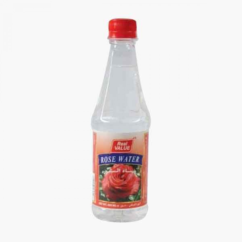 REAL VALUE ROSE WATER 400ML ماء ورد ريال فالو 400مل